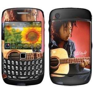  MusicSkins Bob Marley Guitar Skin for BlackBerry 8520 