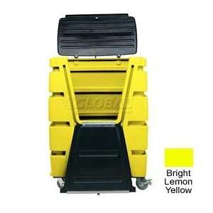   Yellow Hopper Front Security Poly Trux® 48 Cu. Ft. 
