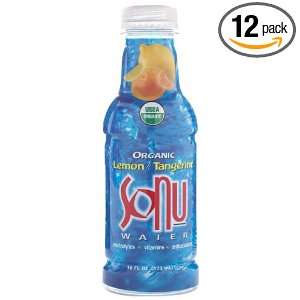 Sonu Water, Lemon/Tangerine, 16 Ounce Bottles (Pack of 12)  