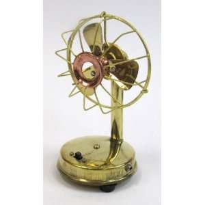   HANDCRAFTED BRASS ELECTRIC FAN BATTERY OPERATED