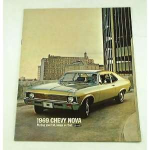  1969 69 Chevrolet Chevy NOVA BROCHURE Coupe Sedan SS 