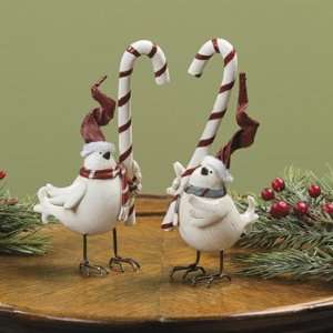  White Birds Holding Candy Canes   Party Decorations & Room 