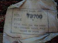 Vintage Avakian Brothers 78 x 51 Persian Area Rug 100% Virgin Wool 