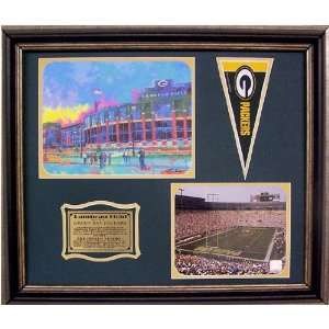  Green Bay Packers   Lambeau Field Tribute   Framed 
