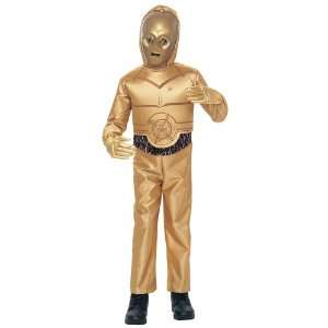    Deluxe Kids C 3PO Costume   Child Star Wars Costumes Toys & Games