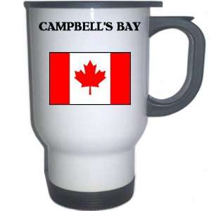  Canada   CAMPBELLS BAY White Stainless Steel Mug 