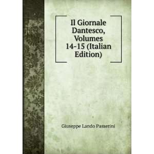   , Volumes 14 15 (Italian Edition) Giuseppe Lando Passerini Books