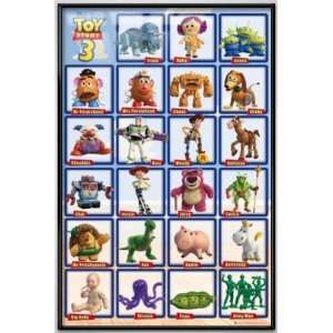 Toy Story 3   Framed Movie Poster (23 Character Grid) (Size 24 x 36 