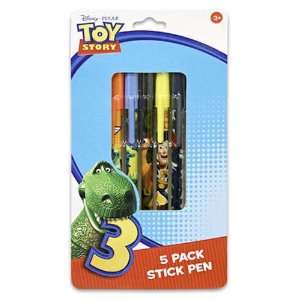  Pen 5 Pack Stick Toy Story 3 Case Pack 48
