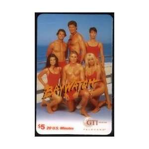   Baywatch TV Show Group Photo 6 Major Actors In Swimsuits SAMPLE