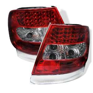  1996 2001 Audi A4 SR LED Red Clear Tail Lights Automotive