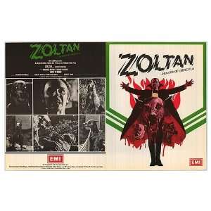  Zoltan Hound of Dracula Original Movie Poster, 11 x 14 