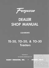   TE 20 TO 20 TO 30 TE20 TO20 TO30 Tractor Dealer Shop Manual  