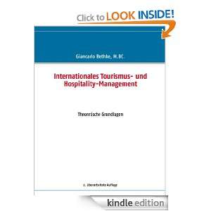 Internationales Tourismus  und Hospitality Management Theoretische 