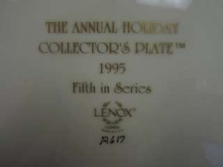 Lenox 1995 Toy Store Collectors Plate 73050400  