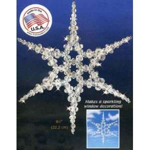  Beadery Holiday Beaded Ornament Kit snowflake Suncatcher 8 