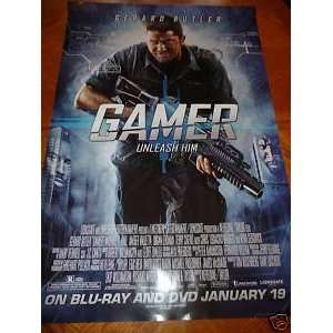  Gamer 2010 Gerard Butler Movie Poster 27 X 40 New 