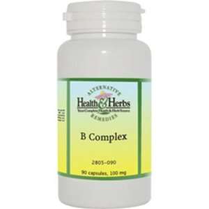  Alternative Health & Herbs Remedies B Complex 100 Capsules 