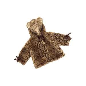  Bearington Bears Luxe Plush Leopard Baby Coat 6 12 Months 