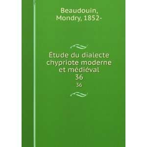   moderne et mÃ©diÃ©val. 36 Mondry, 1852  Beaudouin Books