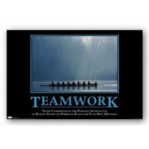 Teamwork   Never Underestimate the Personal Satisfaction of Having 