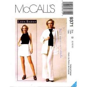  McCalls 9371 Sewing Pattern Misses Lida Baday Jacket Top 