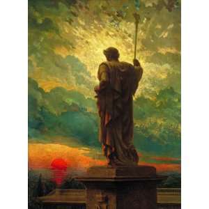   James Carroll Beckwith   24 x 32 inches   The emperor