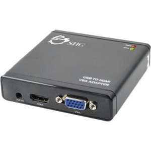  USB 2.0 To HDmi/VGA with Audio Mini USB HDMI/VGA/3.5MM 