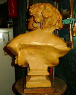 La Negresse Bust Sculpture After Jean Baptiste Carpeaux  