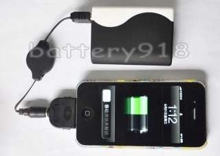 5600mah portable power PACK Backup battery for Iphone 4G 4GS 16GB 32GB 