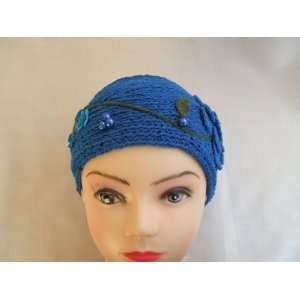  Blue Crochet Headband Beauty