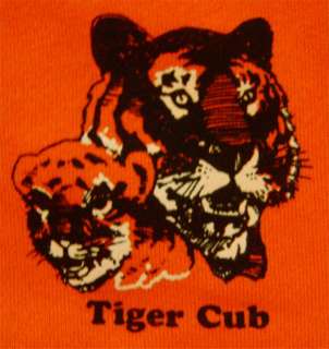 Youth Tiger Cub Sweatshirt Boy Scout Shirt New with Tags NWT Orange 