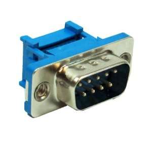  DB9 Male Connector IDC All Plastic Blue Electronics