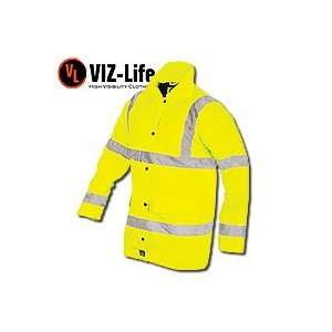  Hi Vis 2 Band and Brace Rain Jacket