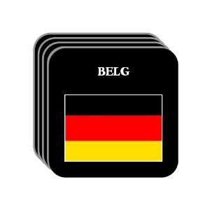  Germany   BELG Set of 4 Mini Mousepad Coasters 