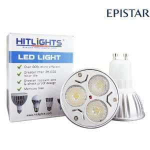 HitLights GU10 3W LED Dimmable Warm White Spot light Bulb Epistar Chip 