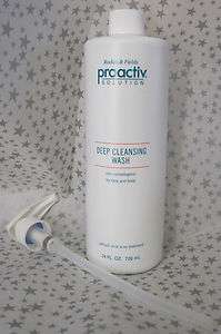 Proactiv DEEP CLEANSING WASH 24 oz with pump Proactive Cleanser for 