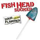fish head sucker sour lemon flavored candy lollipop gag $ 4 95 listed 