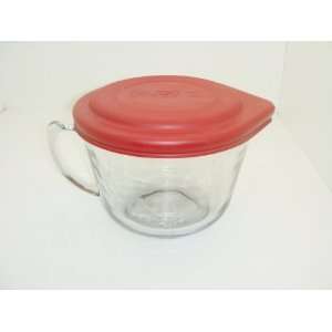  Anchor Hocking 2qt Batter Bowl with Red Lid Kitchen 