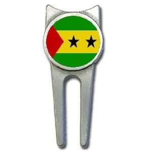  Sao Tome and Principe flag golf divot tool Everything 