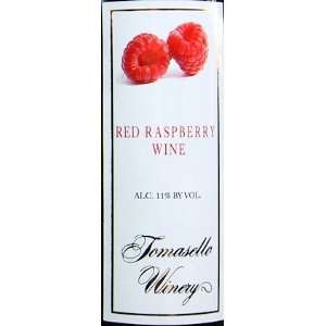  2006 Tomasello Red Raspberry Wine 750ml 750 ml Grocery 