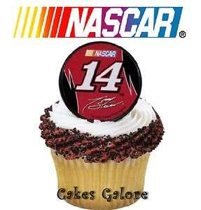 NASCAR Tony Stewart #14 Cake Cupcake Ring Decoration Toppers Party 