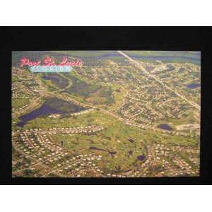   Aerial, Port St. Lucie, Florida 1980s Postcard not applicable Books