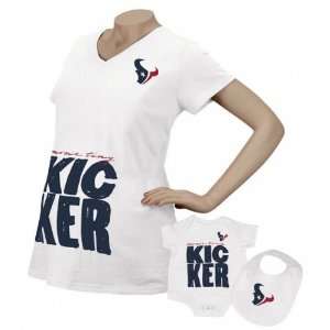 Houston Texans Womens Kicker Maternity T Shirt/Infant Set  