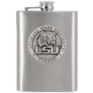 LSU Tigers Stainless Steel Team Flask 