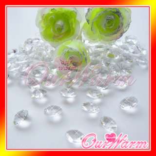 200 Diamond Confetti 2CT Wedding Party Decor Colors Hot  