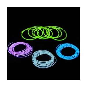  EL Wire Lighted Motion Wire, 5 mm Diameter, 2 yd, Battery 