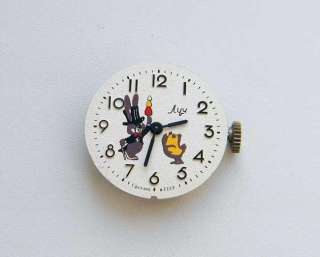 OLD soviet mechanical clock LUCH  