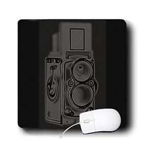   of a Vintage Twin Lens reflex TLR camera   Mouse Pads Electronics
