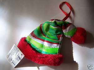Russ Joy to Girl Christmas Ornament Santa Hat Swirl NEW  